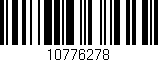 Código de barras (EAN, GTIN, SKU, ISBN): '10776278'