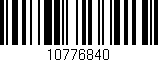 Código de barras (EAN, GTIN, SKU, ISBN): '10776840'