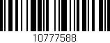 Código de barras (EAN, GTIN, SKU, ISBN): '10777588'