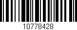 Código de barras (EAN, GTIN, SKU, ISBN): '10778428'