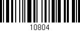 Código de barras (EAN, GTIN, SKU, ISBN): '10804'