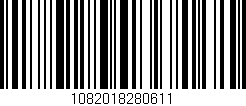 Código de barras (EAN, GTIN, SKU, ISBN): '1082018280611'