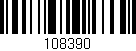 Código de barras (EAN, GTIN, SKU, ISBN): '108390'