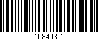 Código de barras (EAN, GTIN, SKU, ISBN): '108403-1'