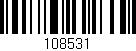 Código de barras (EAN, GTIN, SKU, ISBN): '108531'