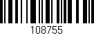 Código de barras (EAN, GTIN, SKU, ISBN): '108755'