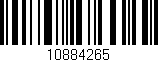Código de barras (EAN, GTIN, SKU, ISBN): '10884265'