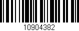 Código de barras (EAN, GTIN, SKU, ISBN): '10904382'