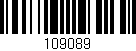 Código de barras (EAN, GTIN, SKU, ISBN): '109089'