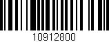 Código de barras (EAN, GTIN, SKU, ISBN): '10912800'
