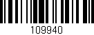 Código de barras (EAN, GTIN, SKU, ISBN): '109940'