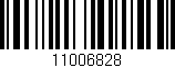 Código de barras (EAN, GTIN, SKU, ISBN): '11006828'