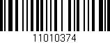 Código de barras (EAN, GTIN, SKU, ISBN): '11010374'