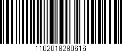 Código de barras (EAN, GTIN, SKU, ISBN): '1102018280616'
