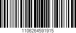 Código de barras (EAN, GTIN, SKU, ISBN): '1106264591915'