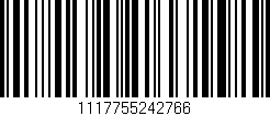 Código de barras (EAN, GTIN, SKU, ISBN): '1117755242766'