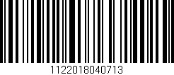 Código de barras (EAN, GTIN, SKU, ISBN): '1122018040713'