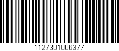 Código de barras (EAN, GTIN, SKU, ISBN): '1127301006377'