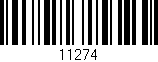 Código de barras (EAN, GTIN, SKU, ISBN): '11274'