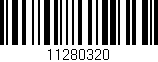 Código de barras (EAN, GTIN, SKU, ISBN): '11280320'