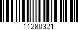 Código de barras (EAN, GTIN, SKU, ISBN): '11280321'