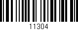 Código de barras (EAN, GTIN, SKU, ISBN): '11304'