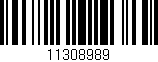 Código de barras (EAN, GTIN, SKU, ISBN): '11308989'