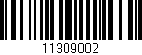 Código de barras (EAN, GTIN, SKU, ISBN): '11309002'