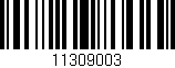 Código de barras (EAN, GTIN, SKU, ISBN): '11309003'