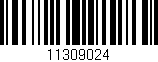 Código de barras (EAN, GTIN, SKU, ISBN): '11309024'