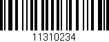 Código de barras (EAN, GTIN, SKU, ISBN): '11310234'