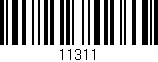 Código de barras (EAN, GTIN, SKU, ISBN): '11311'