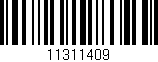 Código de barras (EAN, GTIN, SKU, ISBN): '11311409'