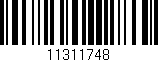 Código de barras (EAN, GTIN, SKU, ISBN): '11311748'