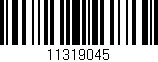 Código de barras (EAN, GTIN, SKU, ISBN): '11319045'