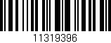 Código de barras (EAN, GTIN, SKU, ISBN): '11319396'
