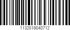 Código de barras (EAN, GTIN, SKU, ISBN): '1132018040712'