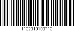 Código de barras (EAN, GTIN, SKU, ISBN): '1132018100713'