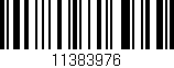 Código de barras (EAN, GTIN, SKU, ISBN): '11383976'