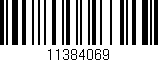 Código de barras (EAN, GTIN, SKU, ISBN): '11384069'
