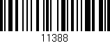 Código de barras (EAN, GTIN, SKU, ISBN): '11388'