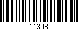 Código de barras (EAN, GTIN, SKU, ISBN): '11398'