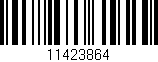 Código de barras (EAN, GTIN, SKU, ISBN): '11423864'