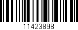 Código de barras (EAN, GTIN, SKU, ISBN): '11423898'