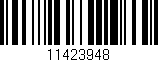 Código de barras (EAN, GTIN, SKU, ISBN): '11423948'