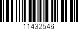 Código de barras (EAN, GTIN, SKU, ISBN): '11432546'