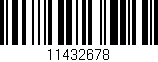 Código de barras (EAN, GTIN, SKU, ISBN): '11432678'