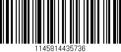 Código de barras (EAN, GTIN, SKU, ISBN): '1145814435736'