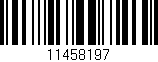 Código de barras (EAN, GTIN, SKU, ISBN): '11458197'