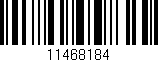 Código de barras (EAN, GTIN, SKU, ISBN): '11468184'